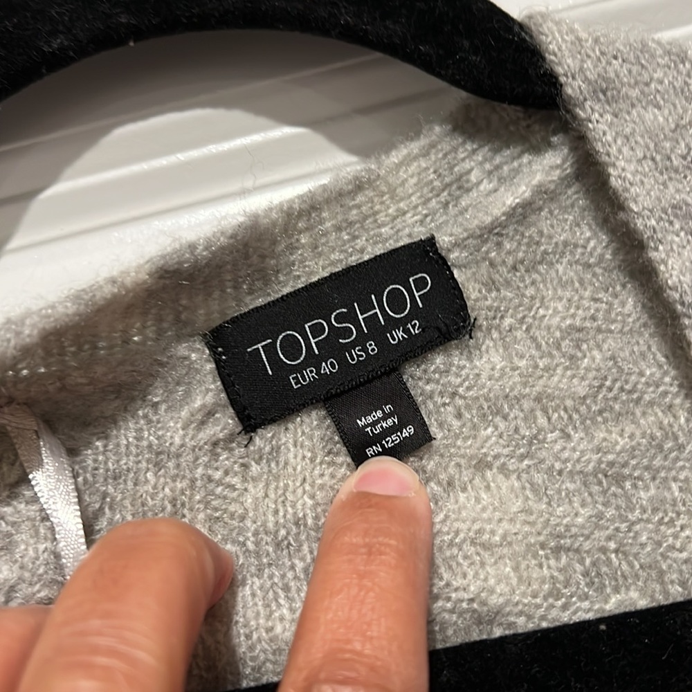 Topshop Long Patchwork Oversized Duster Cardigan - image 4